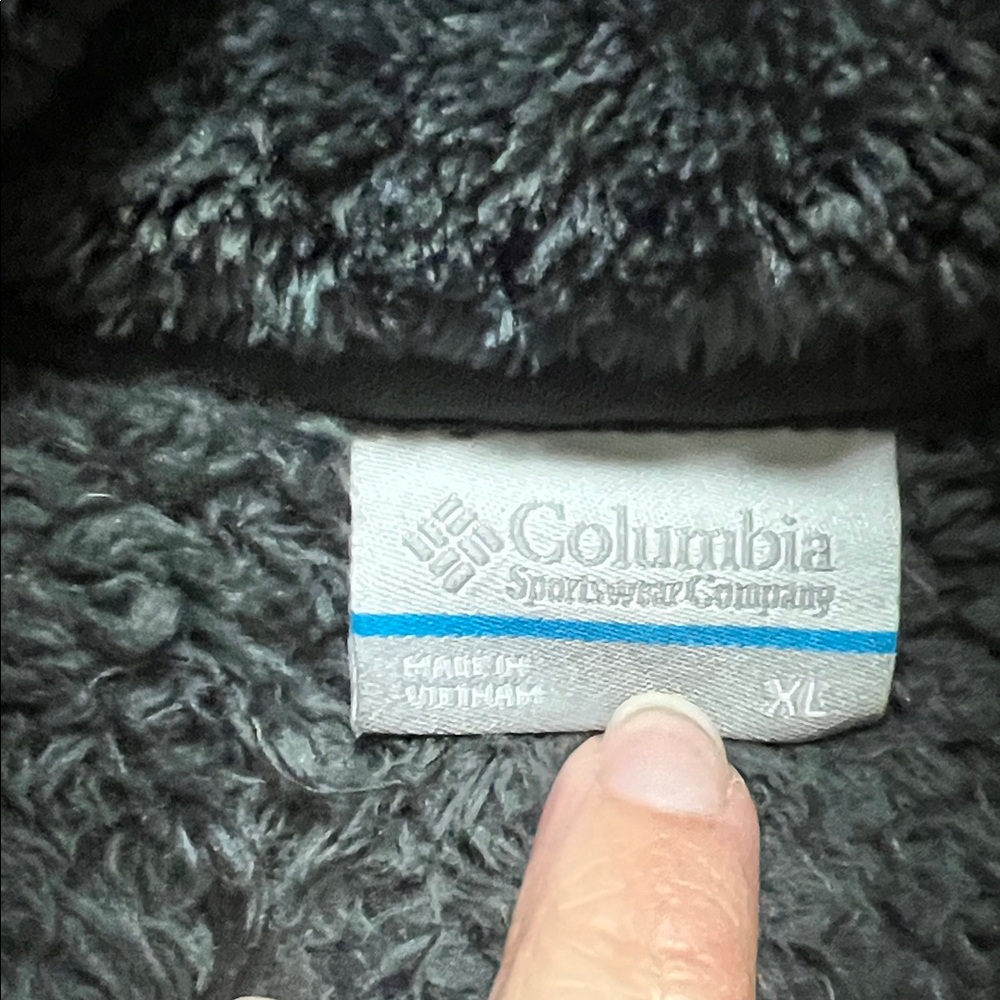 Women’s new Columbia Charcoal Fleece Jacket xl - Picture 2 of 8